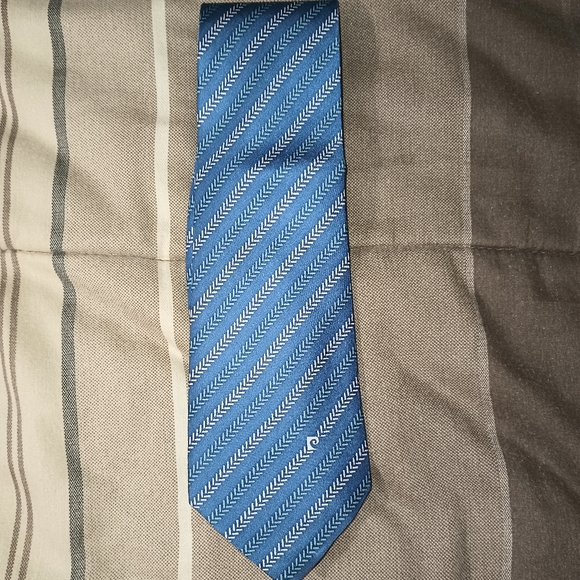 Pierre Cardin Other - Men's Pierre Cardin Blue‎ Striped Silk Tie